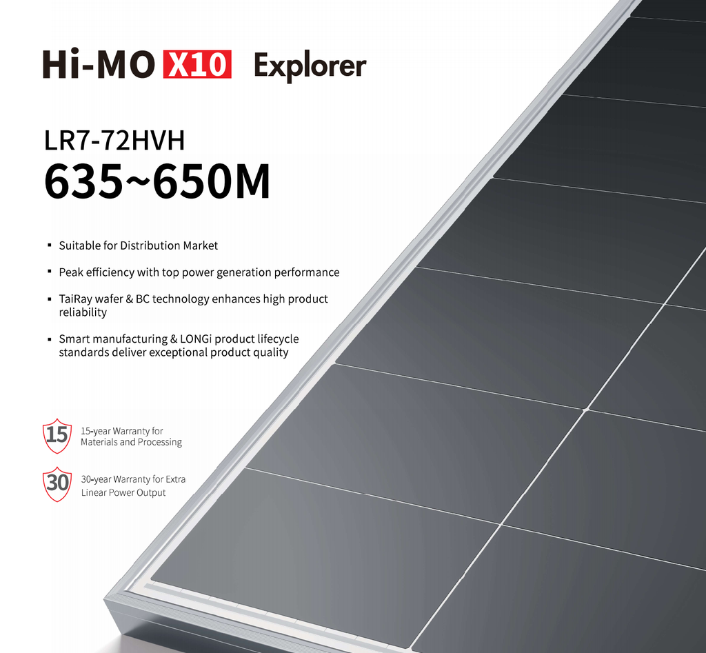 Longi-MONO SOLAR MODULE LR7-72HVH-645M
